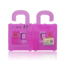 R-SIM11 + Profesional LTE 4g SMART Kartu Perbaikan, Bekerja dengan Apple IPhone 7 + 7 6 S + 6 S 6 5C 5 S Warna: Rose Merah Spesifikasi: Rsim11 + RSIM11 + Unlock Kartu