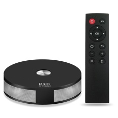 R10 Smart Android 7.1 TV Box RK3328 4K VP9 H.265 HDR10 USB3.0 4GB / 32GB Mini PC DLNA Miracast 2.4G/5G WiFi 1000M LAN Bluetooth 4.1 HD Media Player EU Plug Black - intl