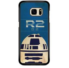 R2D2 Minimalist Y2073 Casing Samsung Galaxy S7 Flat Custom Case