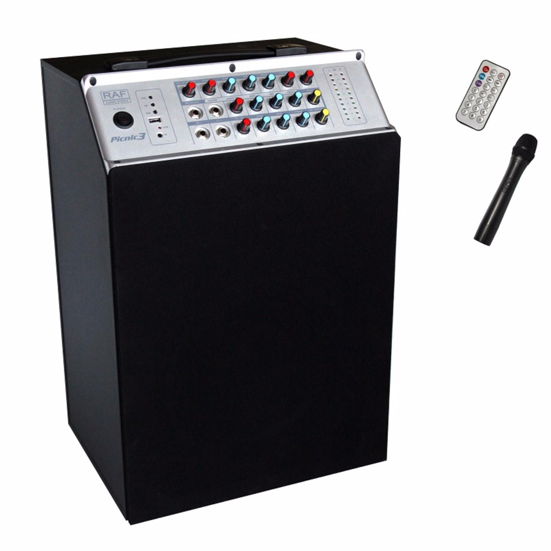 Raf Sound System Public Address Picnic-3 - Hitam