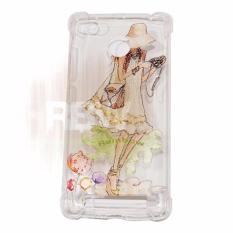 Rainbow Anti Crack Case Animasi Xiaomi Redmi 3 Pro Ladies Photographer / Silikon Case Unik Anti Crack Custom Casee Gadis Topi Kamera / Shockproff Casing Xiaomi 3Pro / Case Gambar Ilustrasi - 12