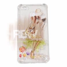 Rainbow Anti Crack Case Custom Xiaomi Redmi 4X Ladies Floppy hat Kamera / Silikon Case Unik Xiaomi Anti Crack Case Animasi Gadis kamera / Shockproff Casing Xiaomi 4x / Jelly Case Gambar Ilustrasi - 12