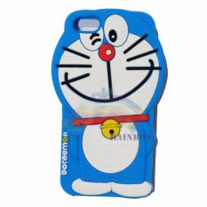 Rainbow Silikon Apple iPhone 5G / iPhone 5S / iPhone 5C / Iphone5G / Iphone 5S / Iphone 5C Silicone Soft Back Case 3D Karakter Animasi Robot Kucing Masa Depan - Dora Emon