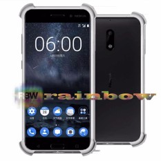 Rainbow Case Anti Crack Nokia 5 / Case Anticrack Nokia 5 / Jelly Case Nokia 5 / Silikon Nokia 5 / Silicone Casing Nokia 5 - Transparant