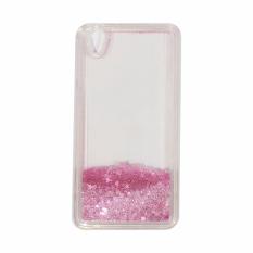 Rainbow OPPO A37 NEO 9 Softshell Water Sparkle Back Case Anti Pecah / Ultrathin Jelly Sillicone / Soft Case / Casing HP Glitter Polos - Glitter Pink
