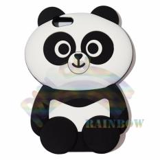 Rainbow Oppo A39 Silicone Softcase 3D Panda Chubby Boneka Imut / Case HP / Silikon HP / Softcase Kartun / Soft Back Case Unik Lucu / Case Karakter Funny / Casing Hp / Casing Oppo - Panda Gemes