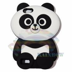 Rainbow Oppo Neo 7 A33 Silicone Softcase 3D Panda Chubby Boneka Imut / Case HP / Silikon HP / Softcase Kartun / Soft Back Case Unik Lucu / Case Karakter Funny / Casing Hp / Casing Oppo - Panda Gemes