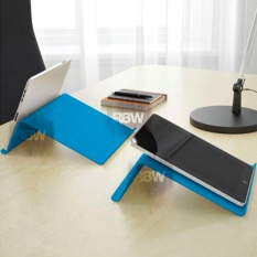 Rainbow Tatakan Laptop Mini Alas Tablet 5-12inch Stand Tablet Smartphone Dua Posisi Vertikal dan Horizontal Holder Tablet  - Biru