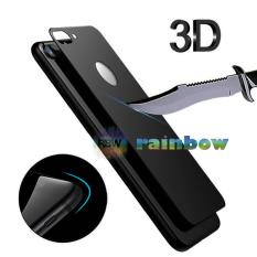 Rainbow Tempered Glass Belakang iPhone 6 Hitam Aluminium Alloy / Screen Back Protector iPhone6 4.7 inch / iPhone 6G / iPhone 6S / Temper Glass Back iPhone6 / Pelindung Layar Hp / Anti Gores Kaca / Temper iPhone 6 Belakang - Black