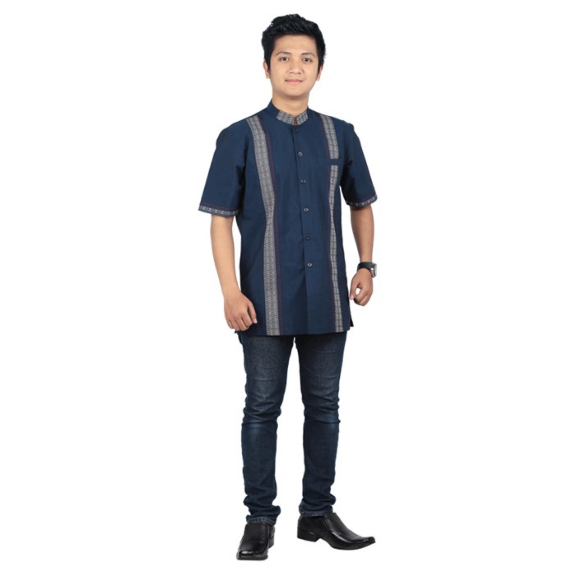 Raindoz Baju Muslim Couple Pria/Busana Muslim Pria Raindoz RGS 038 Biru