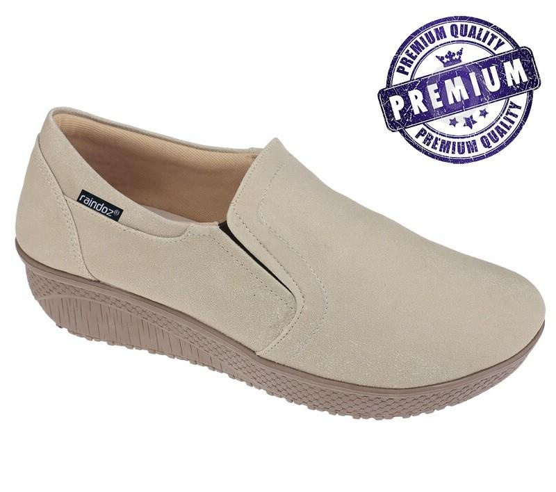 Raindoz Sepatu Slip On Wanita Cream - RAH 006