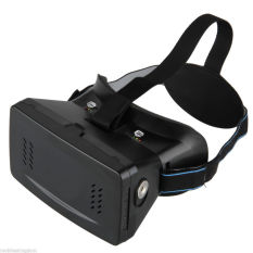 Rajawali Cardboard Head Mount Second Generation 3D Virtual Reality - Hitam