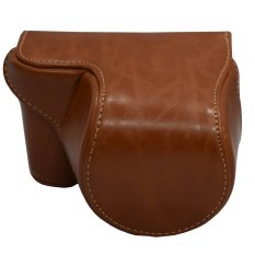 Rajawali Leather Case for Sony Alpha A5000/A5100 - Cokelat