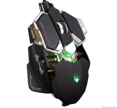 Rama G10 Mesin Game Metal Custom Pemrograman Makro Game mouse Hitam-Intl