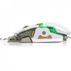 Rama G10 Mesin Game Metal Custom Pemrograman Makro Game Mouse Putih-Intl