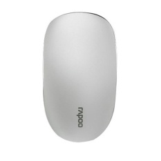 RAPOO T8 USB Wireless 5.8 GHz Ultra-Tipis Laser Touch Mouse Tahan Lama Komputer Mouse Diam Mengklik Putih-Intl