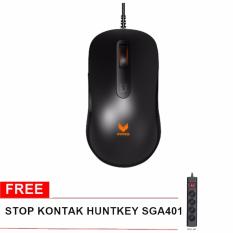 Rapoo Vpro Gaming Mouse V 16 - Hitam + Gratis PowerStrip Huntkey SGA401