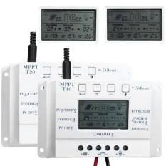 Ready Stock Audio Electronics 10A LCD 3 Timer 12 V/24 V MPPT Solar Panel Regulator KONTROL USB 5 V Charger Controller-Intl