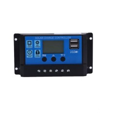 Ready Stock Audio Electronics 10A USB LCD Panel Surya Regulator Baterai Charge Cerdas Controller-Intl