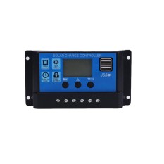 Ready Stock Audio Electronics 20A USB LCD Panel Surya Regulator Baterai Charge Cerdas Controller-Intl