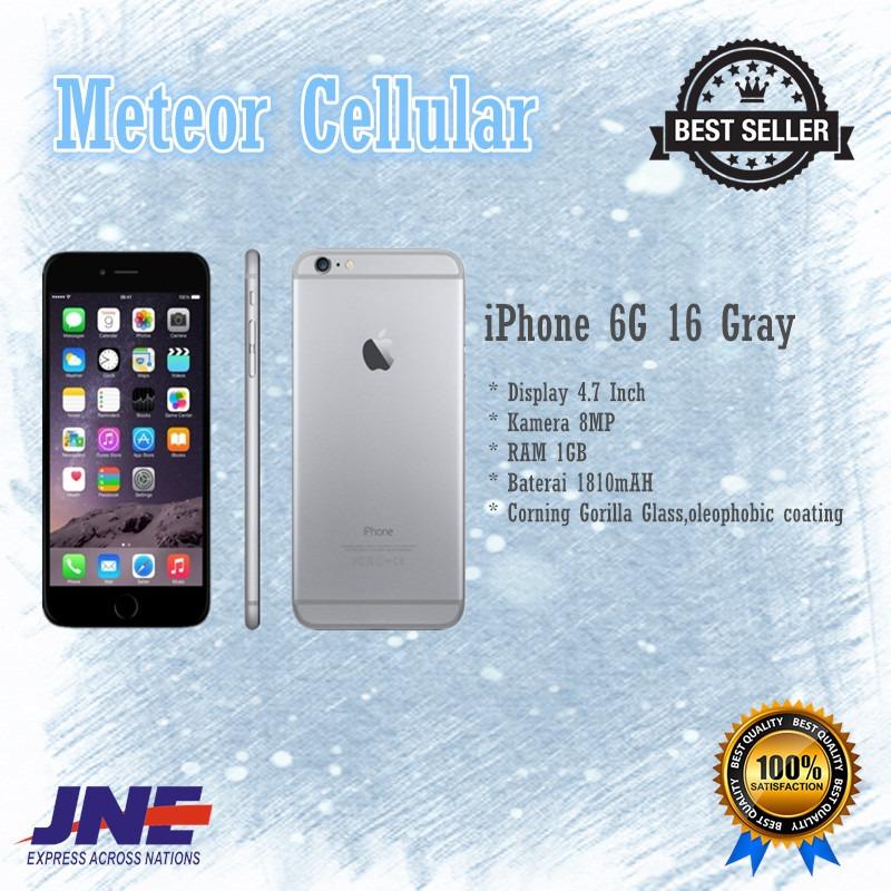 Apple iPhone 6 - 16 GB - Space Gray - Garansi 1 Tahun Original Apple iPhone 6 - 16 GB - Space Gray - Garansi 1 Tahun Original