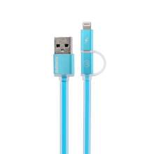 Remax Cable Aurora Micro USB For Iphone Biru Remax Cable Aurora Micro USB For Iphone Biru image
