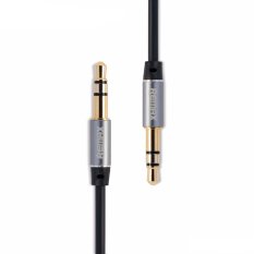 Remax Cabel Audio AUX Male To Male 2M 3.5mm RL-L200 For Audio Device Black