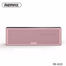 Remax RB M20 Subwoofer Bluetooth Speaker Dual Driver With Micro SD Slot - Pink
