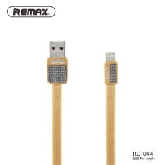 Remax RC-044i 1 M Platinum Wing Metal Seri 2.1A Super Fast Charge & Data Lightning USB Kabel dengan LED Light untuk Apple IPHONE 7/6 S/6 S Plus/6/5 & IPad Air/Mini -Intl