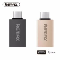 REMAX TIPE C OTG Adaptor Tipe-c Ke Adaptor USB Male To Female Mini USB Converter Pengisian Cepat untuk U-disk TYPE C untuk USB 3.0-Intl