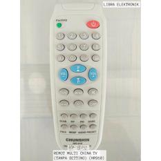 Remot TV Multi China Segala Merk TV Tanpa Setting Type Akurat