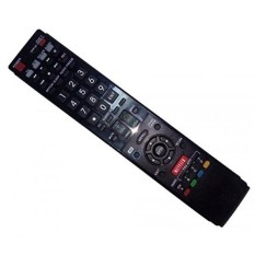 Replaced Remote Control Compatible for Sharp LC-60LE657U GA936WJSA LC-60C6400U LC46LE830U LC52LE810 LC-52LE920U LC-42LE540U AQUOS LED LCD HD TV with NETFLIX 3D Button - intl