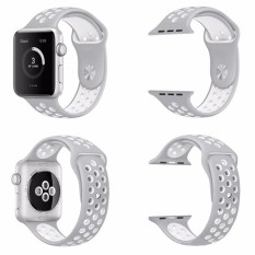 Penggantian untuk Apple Jam Tangan Nike Tali 38 Mm, lembut Silikon Nike + Gaya IWatch Tali Tali Bagian Manset Lengan Kemeja untuk Apple Jam Tangan Seri 1 dan Seri 2