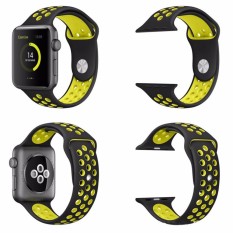 Pengganti untuk Jam Tangan Apel Nike Band 42 Mm, silikon Lembut Nike + Olahraga Saya Jam Tangan Tali Band Gelang untuk Apple Watch Seri 1 dan Seri 2