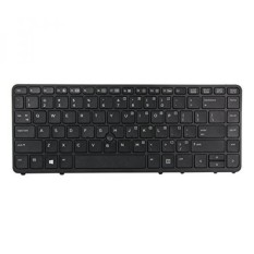 Keyboard Pengganti untuk HP EliteBook 840 G1 G2/850 G1 G2/HP ZBook 14 Laptop Workstation Seri Laptop dengan Pointer dan Lampu Latar-Internasional