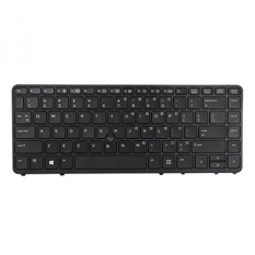 Keyboard Pengganti untuk HP EliteBook 840 G1 G2/850 G1 G2/HP ZBook 14 Laptop Workstation Seri Laptop dengan Pointer dan Lampu Latar-Internasional