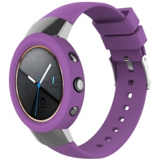 Replacement Rubber Wrist Strap + Pelindung Shell Case Compatible dengan ASUS ZENWATCH 3-Intl