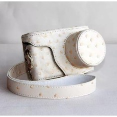 Retro Leather Camera case bag Grip strap for Samsung NX Mini with9-27mm Lens
