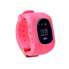 Retro Q50 (Malaysia OLED Versi) Jam Tangan Pintar Gpsanti-Lostkid Tracker. Dukungan Kartu SIM Lokal & Fungsi GPS (Rose)-Intl
