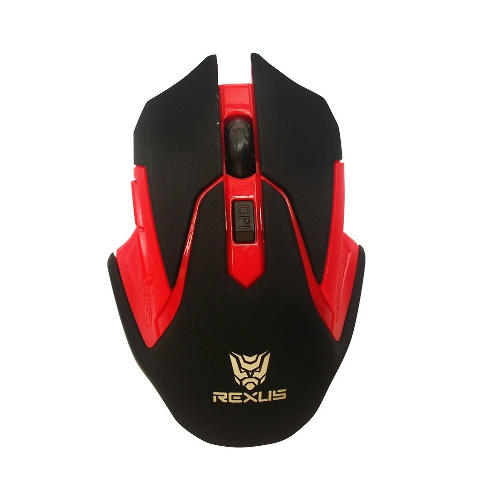Rexus Aviator Mouse Gaming Wireless RXM-S5 - Merah-Hitam