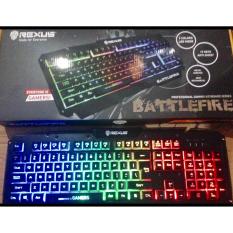 Rexus Keyboard Gaming K9D Semi Mechanical 19 Keys Anti Ghost HITAM (BLACK) - RX-K9D