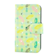Rhinestone Colorful Mobil Desain Kartu Slot Magnetik PU Kulit FlipCase Cover Kompatibel untuk HTC Desire V T328W T328E T327W T329W (Multicolor) -Intl