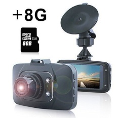 RHK DVR Recorder GS8000 Full HD 1080P Car DVR Include 8GB Card 2.7120 Degree HDMI Camcorder Vehicle Camera with Night Vision &Motion Detection G-Sensor Dash Cam Supporting Up to 32 GB -Black - intl
