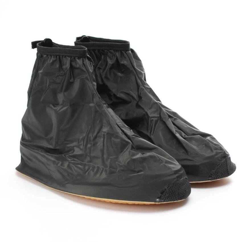 RHS Online Hujan Sepatu Pria Wanita Datar Overshoes Bot Selimut Tebal Antislip Anti-Air Sepatu Aksesoris-Internasional
