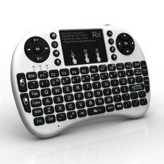 Rii I8 + 2.4G Mini Nirkabel Gaming Keyboard Backlight untuk Gaming Smart TV Android TV Box PC-Intl