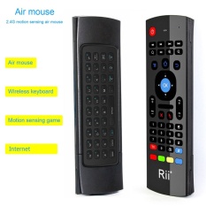 Rii MX3-M Air Mouse Mini Gaming Keyboard Infrared Remote Control For Gaming PC Smart TV - intl