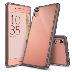 Ringke Fusion PC dan Penutup Belakang TPU Case untuk Sony Xperia X (Asap Hitam)-Intl