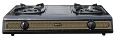 Rinnai RI-522S Kompor Gas 2 Tungku - Hitam/Batik Design