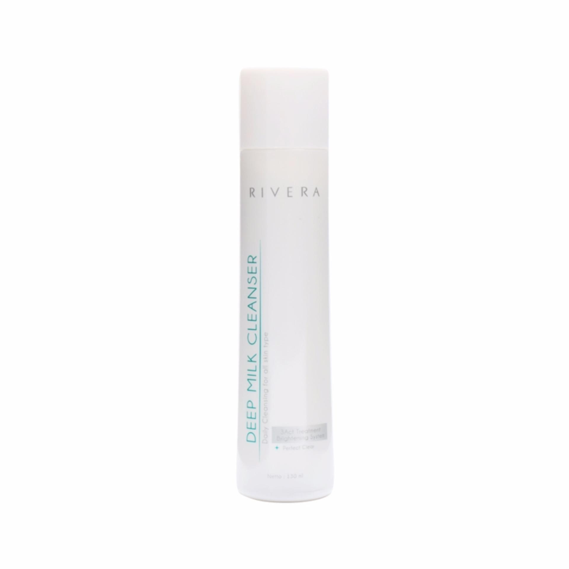 Rivera Deep Milk Cleanser - Cleanser Glowing Wajah / Glow