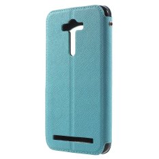 ROAR KOREA Diary View Jendela Kulit Case untuk Asus Zenfone 2 Laser ZE550KL ZE551KL-Biru Muda-Internasional